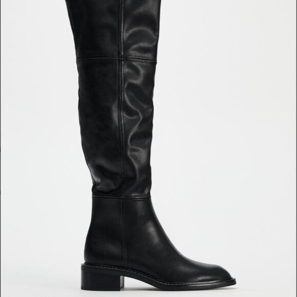 Zara Over-the-Knee Black Boots NWT - EU 37 / US 6.5 / UK 4 🖤 - Picture 15 of 15